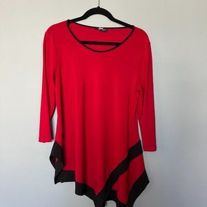Mid length Crew Neck Top